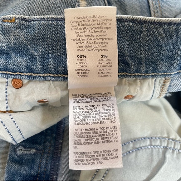 MOTHER SUPERIOR High Waisted Hiker Hover Jeans Undone Hem Distressed 28 - Picture 12 of 15